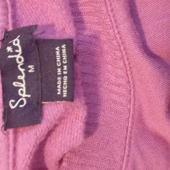 Splendid Pullover Ombre‎ Sweater Top Slate Dip Dye Long Sleeve - Picture 3 of 5